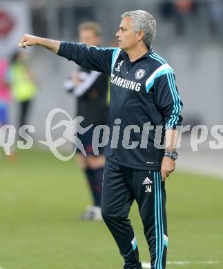 Fussball Testspiel. RZ Pellets WAC gegen Chelsea FC.  Trainer Jose Mourinho (Chelsea). Klagenfurt, am 23.7.2014.
Foto: Kuess
---
pressefotos, pressefotografie, kuess, qs, qspictures, sport, bild, bilder, bilddatenbank