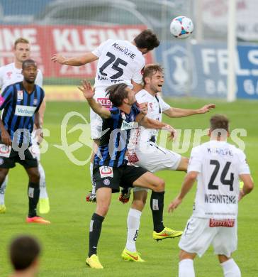 Fussball Bundesliga. RZ Pellets WAC gegen SK Austria Wien. Joachim Standfest, Manuel Weber,  (WAC), Alexander Gorgon (Austria Wien). Wolfsberg, am 26.5.2014.
Foto: Kuess

---
pressefotos, pressefotografie, kuess, qs, qspictures, sport, bild, bilder, bilddatenbank