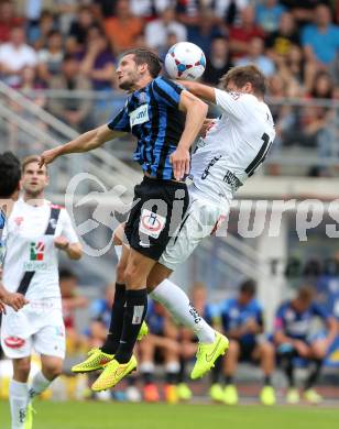 Fussball Bundesliga. RZ Pellets WAC gegen SK Austria Wien. Boris Huettenbrenner,  (WAC), Alexander Gorgon (Austria Wien). Wolfsberg, am 26.5.2014.
Foto: Kuess

---
pressefotos, pressefotografie, kuess, qs, qspictures, sport, bild, bilder, bilddatenbank