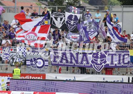 Fussball Bundesliga. RZ Pellets WAC gegen SK Austria Wien. Fans (Austria Wien). Wolfsberg, am 26.5.2014.
Foto: Kuess

---
pressefotos, pressefotografie, kuess, qs, qspictures, sport, bild, bilder, bilddatenbank