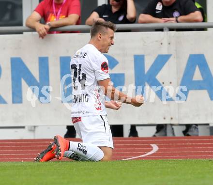 Fussball Bundesliga. RZ Pellets WAC gegen SK Austria Wien. Torjubel Christopher Wernitznig (WAC). Wolfsberg, am 26.5.2014.
Foto: Kuess

---
pressefotos, pressefotografie, kuess, qs, qspictures, sport, bild, bilder, bilddatenbank
