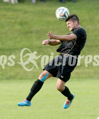 Fussball Kaerntner Liga. Koettmannsdorf gegen SV Spittal. Daniel Globotschnig (Koettmannsdorf). Koettmannsdorf, am 27.7.2014.
Foto: Kuess
---
pressefotos, pressefotografie, kuess, qs, qspictures, sport, bild, bilder, bilddatenbank