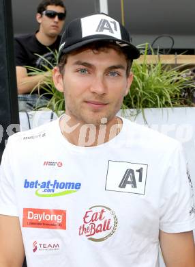 Beach Volleyball Grand Slam. Pressekonferenz.  Robin Valentin SEIDL. Klagenfurt, 29.7.2014.
Foto: Kuess
---
pressefotos, pressefotografie, kuess, qs, qspictures, sport, bild, bilder, bilddatenbank