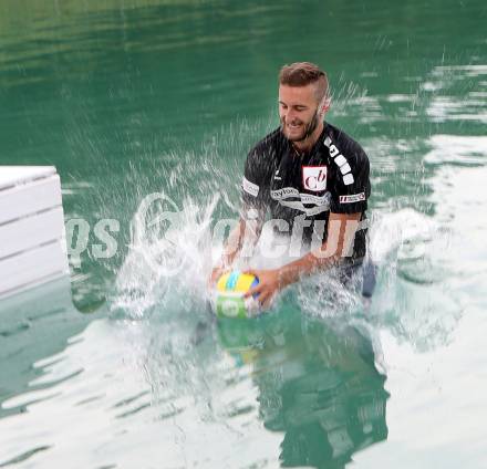 Beach Volleyball Grand Slam. Pressekonferenz.  Tobias WINTER. Klagenfurt, 29.7.2014.
Foto: Kuess
---
pressefotos, pressefotografie, kuess, qs, qspictures, sport, bild, bilder, bilddatenbank