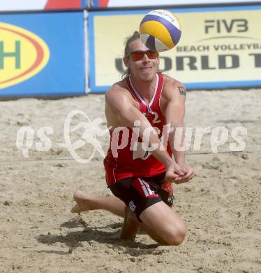 Beachvolleyball Grand Slam.  Daniel Muellner  (AUT). Klagenfurt, 30.7.2014.
Foto: Kuess
---
pressefotos, pressefotografie, kuess, qs, qspictures, sport, bild, bilder, bilddatenbank