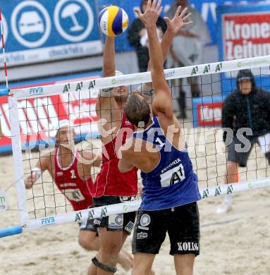 Beachvolleyball Grand Slam.  Christoph Dressler (AUT). Klagenfurt, 30.7.2014.
Foto: Kuess
---
pressefotos, pressefotografie, kuess, qs, qspictures, sport, bild, bilder, bilddatenbank