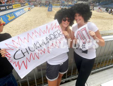 Beachvolleyball Grand Slam. Fans. Klagenfurt, 30.7.2014.
Foto: Kuess
---
pressefotos, pressefotografie, kuess, qs, qspictures, sport, bild, bilder, bilddatenbank