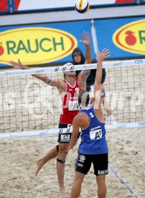 Beachvolleyball Grand Slam.  Christoph Dressler (AUT). Klagenfurt, 30.7.2014.
Foto: Kuess
---
pressefotos, pressefotografie, kuess, qs, qspictures, sport, bild, bilder, bilddatenbank