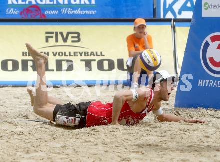 Beachvolleyball Grand Slam.   Alexander Xandi Huber (AUT). Klagenfurt, 31.7.2014.
Foto: Kuess

---
pressefotos, pressefotografie, kuess, qs, qspictures, sport, bild, bilder, bilddatenbank