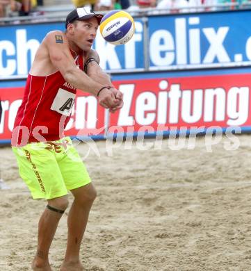 Beachvolleyball Grand Slam.   Alexander Horst (AUT). Klagenfurt, 31.7.2014.
Foto: Kuess

---
pressefotos, pressefotografie, kuess, qs, qspictures, sport, bild, bilder, bilddatenbank