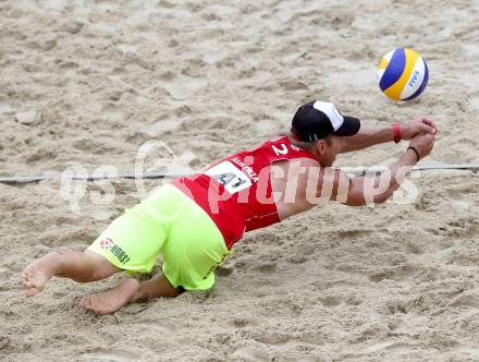 Beachvolleyball Grand Slam.    Alexander Horst (AUT). Klagenfurt, 31.7.2014.
Foto: Kuess

---
pressefotos, pressefotografie, kuess, qs, qspictures, sport, bild, bilder, bilddatenbank