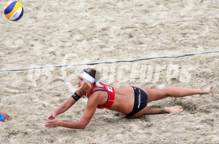 Beachvolleyball Grand Slam.   Bianca Zass (AUT). Klagenfurt, 31.7.2014.
Foto: Kuess

---
pressefotos, pressefotografie, kuess, qs, qspictures, sport, bild, bilder, bilddatenbank