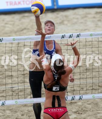 Beachvolleyball Grand Slam. Lena Maria Plesiutschnig (AUT) Madelein Meppelink (NED). Klagenfurt, 31.7.2014.
Foto: Kuess
---
pressefotos, pressefotografie, kuess, qs, qspictures, sport, bild, bilder, bilddatenbank