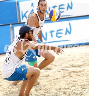 Beachvolleyball Grand Slam. Daniele Lupo, Paolo Nicolai (ITA). Klagenfurt, 3.8.2014.
Foto: Kuess

---
pressefotos, pressefotografie, kuess, qs, qspictures, sport, bild, bilder, bilddatenbank