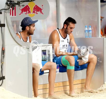 Beachvolleyball Grand Slam. Daniele Lupo, Paolo Nicolai (ITA). Klagenfurt, 3.8.2014.
Foto: Kuess

---
pressefotos, pressefotografie, kuess, qs, qspictures, sport, bild, bilder, bilddatenbank