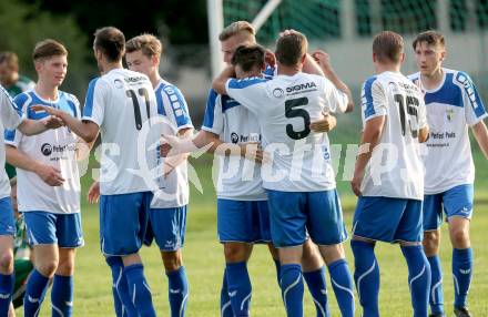 Fussball 1. Klasse C2. HSV gegen Ebental. torjubel  (Ebental). Lendorf, am 2.8.2014.
Foto: Kuess
---
pressefotos, pressefotografie, kuess, qs, qspictures, sport, bild, bilder, bilddatenbank