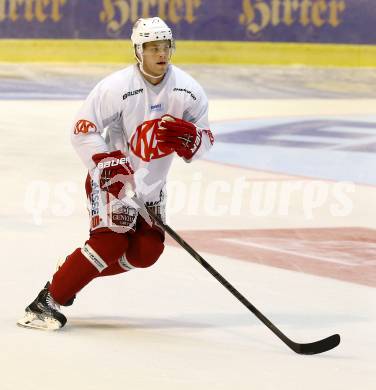 EBEL. Training KAC. Thomas HUndertpfund. KLagenfurt, am 4.8.2014.
Foto: Kuess
---
pressefotos, pressefotografie, kuess, qs, qspictures, sport, bild, bilder, bilddatenbank