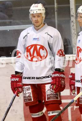 EBEL. Training KAC. Kim Stroemberg. KLagenfurt, am 4.8.2014.
Foto: Kuess
---
pressefotos, pressefotografie, kuess, qs, qspictures, sport, bild, bilder, bilddatenbank