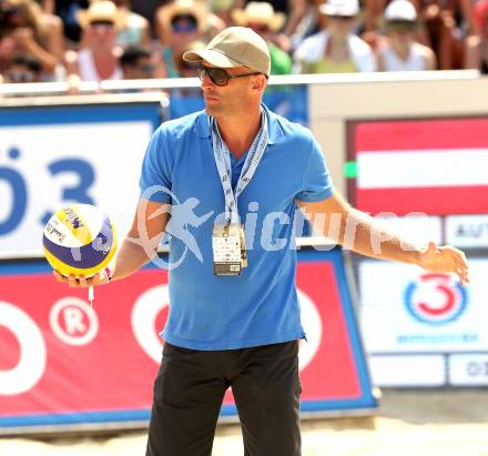 Beachvolleyball Grand Slam. Nik Berger. Klagenfurt, 3.8.2014.
Foto: Kuess

---
pressefotos, pressefotografie, kuess, qs, qspictures, sport, bild, bilder, bilddatenbank