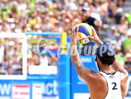 Beachvolleyball Grand Slam. Daniele Lupo (ITA). Klagenfurt, 3.8.2014.
Foto: Kuess

---
pressefotos, pressefotografie, kuess, qs, qspictures, sport, bild, bilder, bilddatenbank