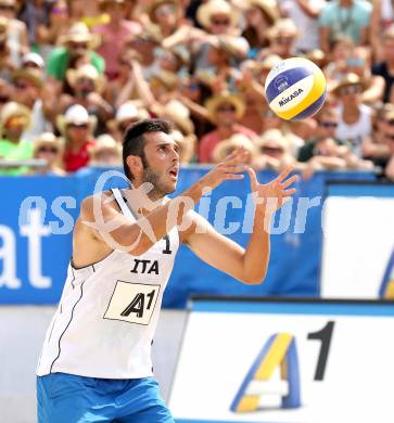 Beachvolleyball Grand Slam. Paolo Nicolai (ITA). Klagenfurt, 3.8.2014.
Foto: Kuess

---
pressefotos, pressefotografie, kuess, qs, qspictures, sport, bild, bilder, bilddatenbank