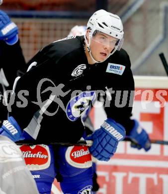 EBEL Eishockey Bundesliga. Training VSV.  Geoff Waugh. Villach, am 8.8.2014.
Foto: Kuess
---
pressefotos, pressefotografie, kuess, qs, qspictures, sport, bild, bilder, bilddatenbank