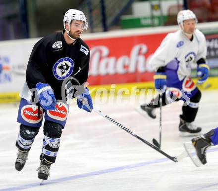 EBEL Eishockey Bundesliga. Training VSV.  Sean Ringrose. Villach, am 7.8.2014.
Foto: Kuess
---
pressefotos, pressefotografie, kuess, qs, qspictures, sport, bild, bilder, bilddatenbank