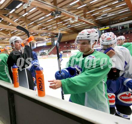 EBEL Eishockey Bundesliga. Training VSV.  Geoff Waugh. Villach, am 8.8.2014.
Foto: Kuess
---
pressefotos, pressefotografie, kuess, qs, qspictures, sport, bild, bilder, bilddatenbank