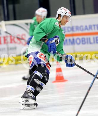 EBEL Eishockey Bundesliga. Training VSV.  Philip Siutz . Villach, am 8.8.2014.
Foto: Kuess
---
pressefotos, pressefotografie, kuess, qs, qspictures, sport, bild, bilder, bilddatenbank