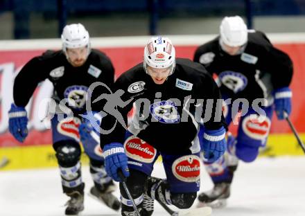 EBEL Eishockey Bundesliga. Training VSV.  Marius Goehringer . Villach, am 8.8.2014.
Foto: Kuess
---
pressefotos, pressefotografie, kuess, qs, qspictures, sport, bild, bilder, bilddatenbank