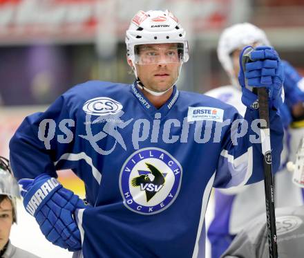 EBEL Eishockey Bundesliga. Training VSV.  John Lammers. Villach, am 8.8.2014.
Foto: Kuess
---
pressefotos, pressefotografie, kuess, qs, qspictures, sport, bild, bilder, bilddatenbank