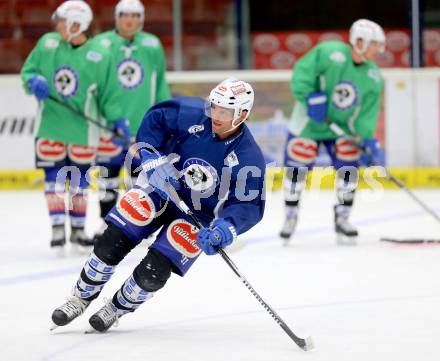 EBEL Eishockey Bundesliga. Training VSV.  John Lammers. Villach, am 8.8.2014.
Foto: Kuess
---
pressefotos, pressefotografie, kuess, qs, qspictures, sport, bild, bilder, bilddatenbank