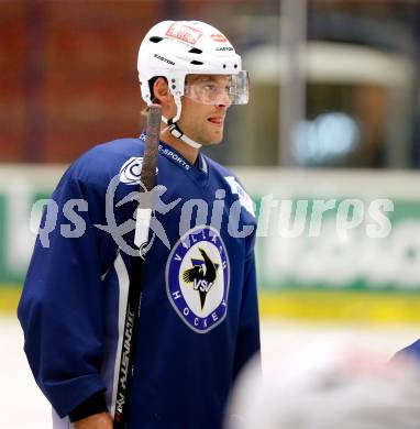 EBEL Eishockey Bundesliga. Training VSV.  John Lammers. Villach, am 7.8.2014.
Foto: Kuess
---
pressefotos, pressefotografie, kuess, qs, qspictures, sport, bild, bilder, bilddatenbank