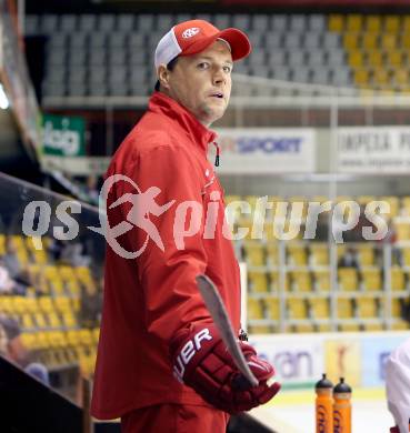 EBEL. Eishockey Bundesliga. Schautraining. Autogrammstunde.   Trainer Martin Stloukal. Klagenfurt, 13.8.2014.
Foto: Kuess
---
pressefotos, pressefotografie, kuess, qs, qspictures, sport, bild, bilder, bilddatenbank