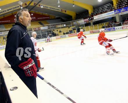 EBEL. Eishockey Bundesliga. Schautraining. Autogrammstunde.   Co-Trainer Gerald Ressmann. Klagenfurt, 13.8.2014.
Foto: Kuess
---
pressefotos, pressefotografie, kuess, qs, qspictures, sport, bild, bilder, bilddatenbank