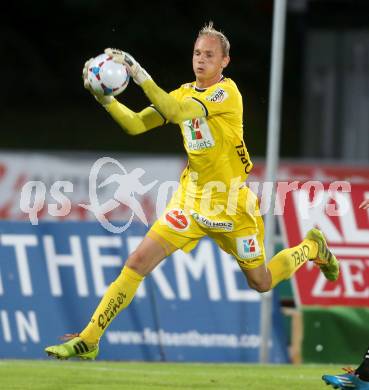 Fussball Bundesliga. RZ Pellets WAC gegen SV Josko Ried. Alexander Kofler (WAC). Wolfsberg, am 16.8.2014.
Foto: Kuess

---
pressefotos, pressefotografie, kuess, qs, qspictures, sport, bild, bilder, bilddatenbank