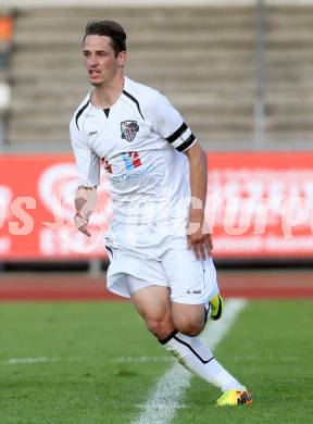 Fussball Regionalliga. RZ Pellets WAC Amateure gegen SAK. Patrick Pfennich (WAC). Wolfsberg, 17.8.2014.
Foto: Kuess
---
pressefotos, pressefotografie, kuess, qs, qspictures, sport, bild, bilder, bilddatenbank