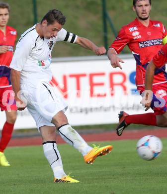 Fussball Regionalliga. RZ Pellets WAC Amateure gegen SAK. Patrick Pfennich (WAC). Wolfsberg, 17.8.2014.
Foto: Kuess
---
pressefotos, pressefotografie, kuess, qs, qspictures, sport, bild, bilder, bilddatenbank