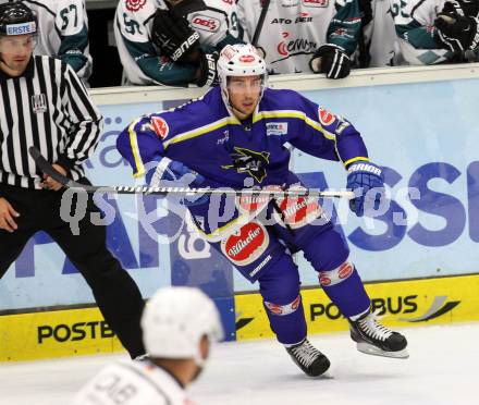 Eishockey. EC  VSV gegen Starbulls Rosenheim. Mark Santorelli (VSV). Villach, am 17.8.2014.
Foto: Kuess 


---
pressefotos, pressefotografie, kuess, qs, qspictures, sport, bild, bilder, bilddatenbank