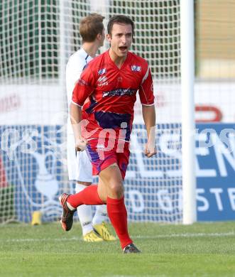 Fussball Regionalliga. RZ Pellets WAC Amateure gegen SAK. Torjubel Murat Veliu (SAK). Wolfsberg, 17.8.2014.
Foto: Kuess
---
pressefotos, pressefotografie, kuess, qs, qspictures, sport, bild, bilder, bilddatenbank