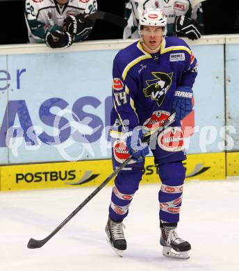 Eishockey. EC  VSV gegen Starbulls Rosenheim. Geoff Waugh (VSV). Villach, am 17.8.2014.
Foto: Kuess 


---
pressefotos, pressefotografie, kuess, qs, qspictures, sport, bild, bilder, bilddatenbank