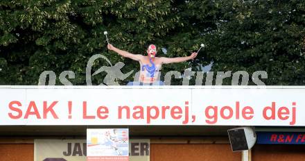 Fussball Regionalliga. SAK gegen SK Auustria Klagenfurt.  Fans. (SAK). Welzenegg, am 22.8.2014.
Foto: Kuess
---
pressefotos, pressefotografie, kuess, qs, qspictures, sport, bild, bilder, bilddatenbank