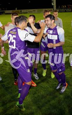 Fussball Regionalliga. SAK gegen SK Auustria Klagenfurt.  Jubel Austria. Welzenegg, am 22.8.2014.
Foto: Kuess
---
pressefotos, pressefotografie, kuess, qs, qspictures, sport, bild, bilder, bilddatenbank