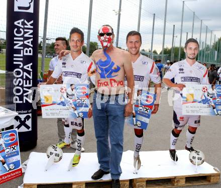 Fussball Regionalliga. SAK gegen SK Auustria Klagenfurt. Fans (SAK). Welzenegg, am 22.8.2014.
Foto: Kuess
---
pressefotos, pressefotografie, kuess, qs, qspictures, sport, bild, bilder, bilddatenbank