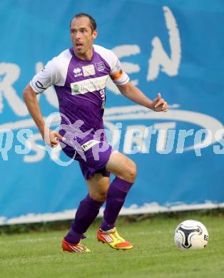 Fussball Regionalliga. SAK gegen SK Auustria Klagenfurt.  Christian Prawda, (Austria Klagenfurt). Welzenegg, am 22.8.2014.
Foto: Kuess
---
pressefotos, pressefotografie, kuess, qs, qspictures, sport, bild, bilder, bilddatenbank