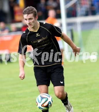 Fussball. Kaerntner Liga. Koettmannsdorf gegen ASV. Fabian Janschitz (Koettmannsdorf). Koettmannsdorf, 24.8.2014.
Foto: Kuess
---
pressefotos, pressefotografie, kuess, qs, qspictures, sport, bild, bilder, bilddatenbank