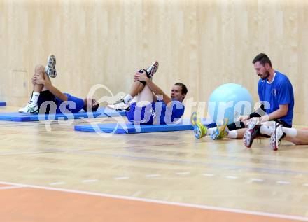 Volleyball. Aich/Dob. Training. SATLER Rok, Stephan NASH. Bleiburg, 18.8.2014.
Foto: Kuess
---
pressefotos, pressefotografie, kuess, qs, qspictures, sport, bild, bilder, bilddatenbank