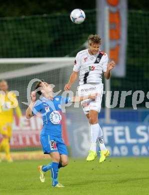 Fussball Bundesliga. RZ Pellets WAC gegen SC Wiener Neustadt. Boris Huettenbrenner (WAC). Wolfsberg, am 30.8.2014.
Foto: Kuess

---
pressefotos, pressefotografie, kuess, qs, qspictures, sport, bild, bilder, bilddatenbank