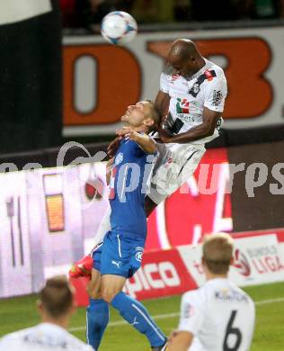 Fussball Bundesliga. RZ Pellets WAC gegen SC Wiener Neustadt. De Oliveira Silvio Carlos (WAC). Wolfsberg, am 30.8.2014.
Foto: Kuess

---
pressefotos, pressefotografie, kuess, qs, qspictures, sport, bild, bilder, bilddatenbank