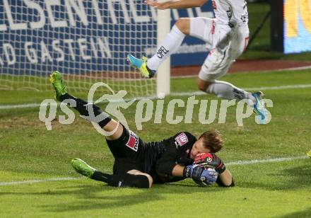 Fussball Bundesliga. RZ Pellets WAC gegen SC Wiener Neustadt. Thomas Vollnhofer (SC Wiener Neustadt). Wolfsberg, am 30.8.2014.
Foto: Kuess

---
pressefotos, pressefotografie, kuess, qs, qspictures, sport, bild, bilder, bilddatenbank